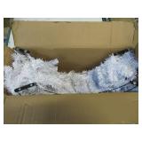 Vickerman A805836 36" Crystal White Spruce Artificial Christmas Wreath, Unlit