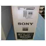Sony 40" Full HD LED Backlit LCD SMART TV / Television KD-40W650D with Remote Control and Stand
