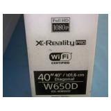 Sony 40" Full HD LED Backlit LCD SMART TV / Television KD-40W650D with Remote Control and Stand