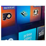 80" Sharp LC-80LE661U Full HD Commercial Smart LED TV with line through the display