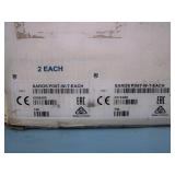 (2) Crestron SAROS 6.5" 2-Way Pendant Speakers - NEW IN OPEN BOX