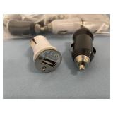 (12) 6 White / 6 Black Sunda 12-24VDC Automotive Lighter Accessory - Vehicle 12V Power Chargers