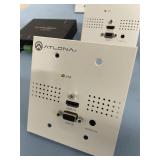 Atlona HDMI Over Network / CAT Cable Wall Plate & Base Unit Transmitter & Receiver System - LOT