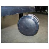 Rolling Cart for A/V Equipment with Front Doors on Casters