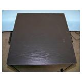 Rolling Cart for A/V Equipment with Front Door on Lockable Casters