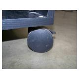 Rolling Cart for A/V Equipment with Front Door on Lockable Casters