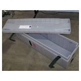 Hard-Sided Large Portable Plastic Storage / Travel Case - 52 1/2" L x 15" W" x 14" H Overall Dimensions