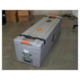 Hard-Sided Large Portable Plastic Storage / Travel Case - 52 1/2" L x 15" W" x 14" H Overall Dimensions