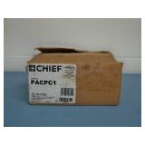 Chief PACPC1 Power Conditioner Accessory / APC C2 AV C Type 2-Outlet Wall Mount Power Filter, 120V, Black