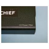 Chief PACPC1 Power Conditioner Accessory / APC C2 AV C Type 2-Outlet Wall Mount Power Filter, 120V, Black