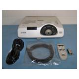 Epson PowerLite 535W (H671A) WXGA 3LCD Short Throw Projector with Remote Control and HDMI Cable