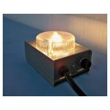 (1) Atlas Soundolier RWL-1 Magnetic Rack / Work Light and (1) ADEMCO 710 Blue Unistrobe Warning Light