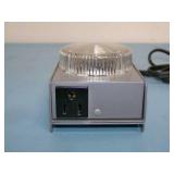 (1) Atlas Soundolier RWL-1 Magnetic Rack / Work Light and (1) ADEMCO 710 Blue Unistrobe Warning Light