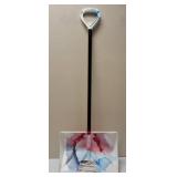 Emsco |** NEW ** Bigfoot | 18 " ALL - AMERICAN Poly Combo SNOW DOZER Patriotic Snow Shovel