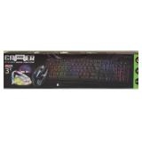 CYLO Gamer Pro Keyboard + Mouse - ***NEW*** USB Powered Light Strip with Wireless Remote