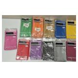 Unique | 84in Diameter Round Plastic Table Covers in 11 Different Colors & Rectangle Plastic Table Covers - 9 Different Colors - 54 in. x 108 in.