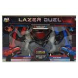 Lazer Duel - (2) Lazer Guns (2) Target Pads (4) Target Pad Straps (One Set / View Photos)