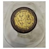 (1) Crystal Head Vodka Bottle (Empty) In original box  (1) Skull Shot Glass