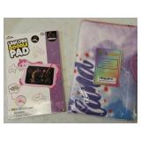 For the Unicorn Lovers (1) Grafix Unicorn Doodle Pad & (1) Unicorn Kids Bath & Beach Towel (View Photos)