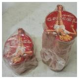 (1) Cao Gold Cigar Box Converted to a Coaster Holder & Camel Ginger XOXO Coasters 2004 - Wrapped in Plastic (View Photos)