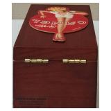 (1) Cao Gold Cigar Box Converted to a Coaster Holder & Camel Ginger XOXO Coasters 2004 - Wrapped in Plastic (View Photos)