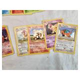 Lot of Pokemon Trading Cards with Empty Tin and Binder