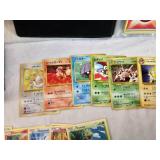 Lot of Pokemon Trading Cards with Empty Tin and Binder