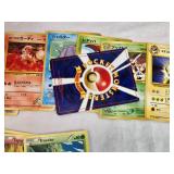 Lot of Pokemon Trading Cards with Empty Tin and Binder