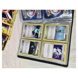 Lot of Pokemon Trading Cards with Empty Tin and Binder