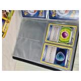 Lot of Pokemon Trading Cards with Empty Tin and Binder