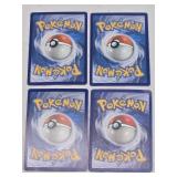 Lot of Four Pokemon Trading Cards Cyndaquil, Kangaskhan, Litten, and Fennekin.