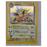 Lot of Pokemon Trading Cards Jolteon, Hitmonchan, Machamp, and Meganium
