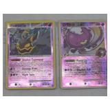 Lot of Two Holographic Pokemon Trading Cards Dusknoir and Drifblim.