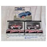 Steel Craft and Petite Pedal Car Replicas, including 1941 Chrysler and Hershey