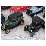 History of Chevrolet Diecast Model Cars including 1925 Chevy Series K Superior Roadster, 1931 Chevrolet Sports Cabriolet, and others