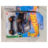 Hot Wheels including models like Tanknator, HW Rapid Response, Crate Racer, Rapid Pulse, Baja Bison T5, Hotweiler, The Vanster, and others