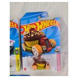 Hot Wheels Die-Cast Cars Collection including Cruise Bruiser, Donut Drifter, Piranha Terror, Loopster, Sweet Rides, and Birthday Burner