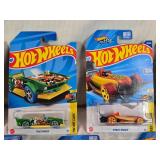 Hot Wheels Die-Cast Cars Collection including models like Punk Rod, Rockin