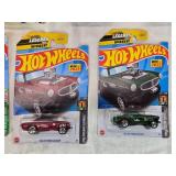 Hot Wheels Collectible Cars Lot including Volvo P1800 Gasser, Mod Rod, and Small Bloc