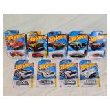 Hot Wheels Diecast Car Collection including Knight Draggin