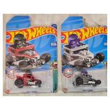 Hot Wheels Toy Cars Collection including Skull Shaker, Pixel Shaker, Birthday Burner, and Small Bloc