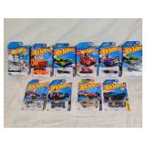 Hot Wheels Die-Cast Vehicle Collection including Raijin Express, Brickin