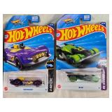Hot Wheels Die-Cast Vehicle Collection including Raijin Express, Brickin