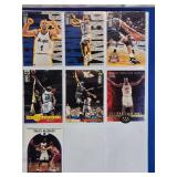 Binder of Sports Cards Featuring Basketball and Baseball Players Including Michael Jordan and Ken Griffey Jr. Various cards from different sets