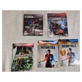 PlayStation 3 Game Lot including Gran Turismo 5 XL Edition, Uncharted Series, and inFamous Series