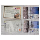 Lot of 9 Football Cards Featuring Mark Brunell, John Elway, Troy Aikman, and Eddie George