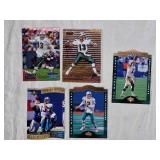 Lot of 5 Dan Marino Football Cards featuring Upper Deck and Topps sets