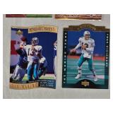 Lot of 5 Dan Marino Football Cards featuring Upper Deck and Topps sets