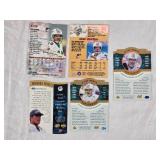 Lot of 5 Dan Marino Football Cards featuring Upper Deck and Topps sets