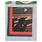 Lot of NFL Team Stickers Including Chiefs, Seahawks, Browns, Jets, Broncos, Rams, and Oilers